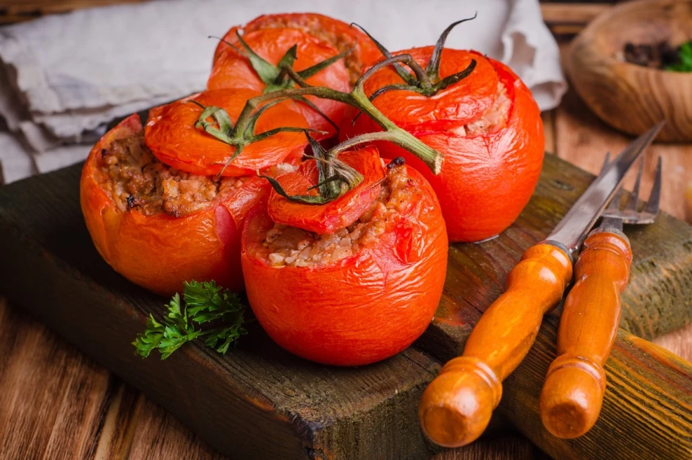 paradajky s mletým mäsom