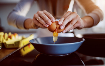 príprava vajíčok