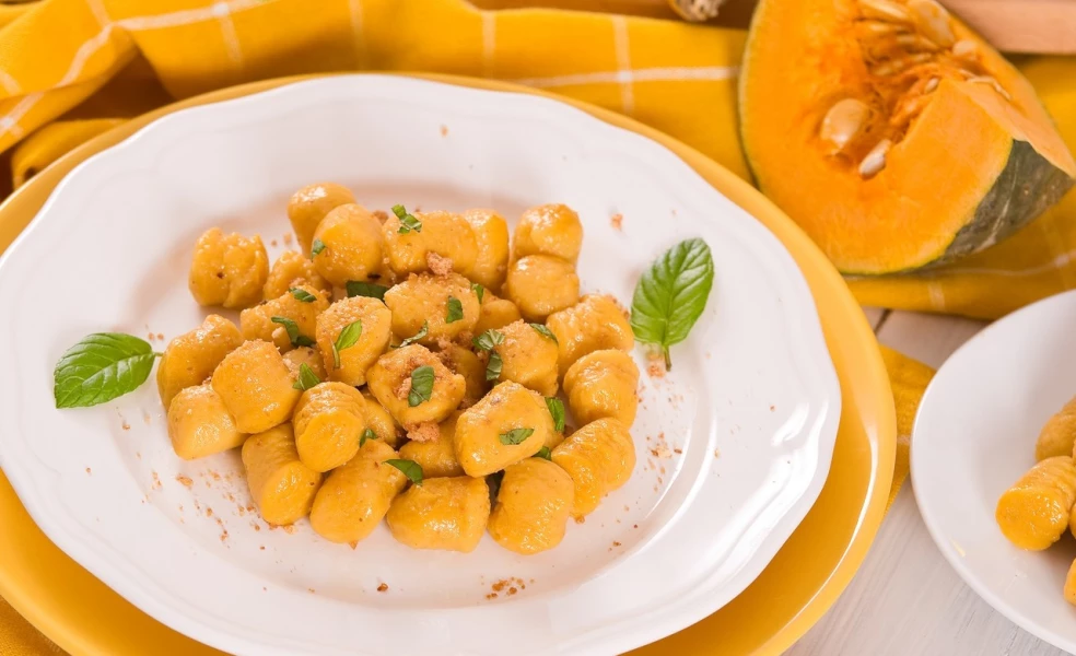 tekvicové gnocchi