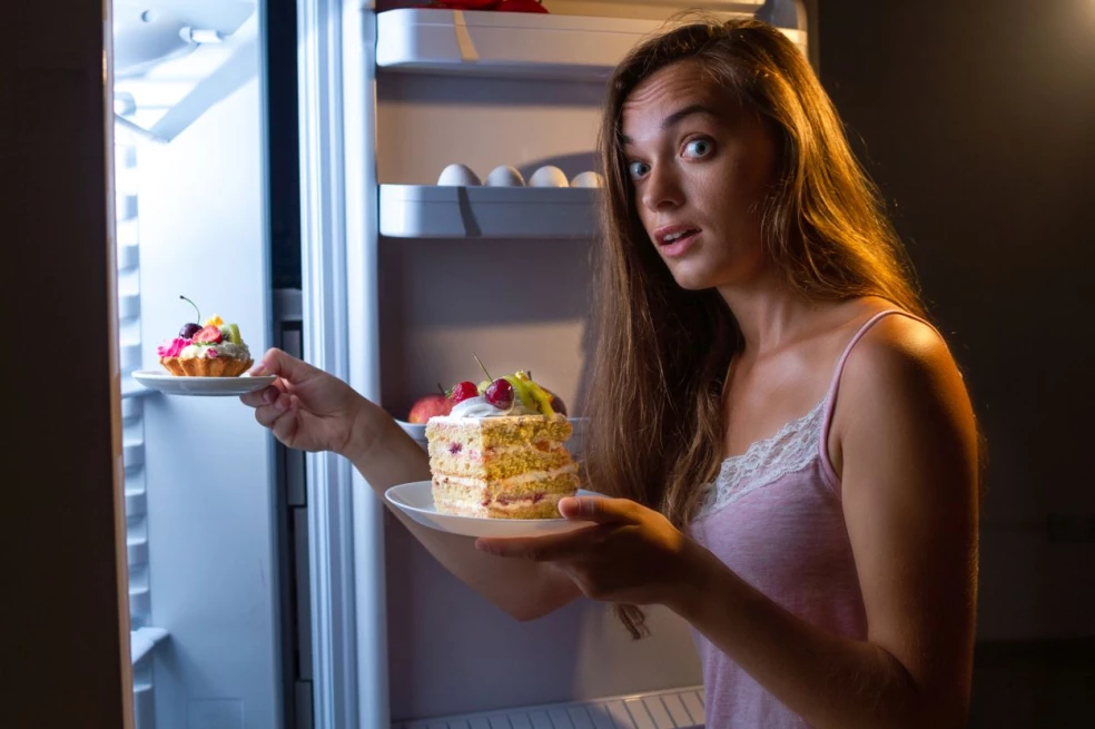 sladkosti pred spaním