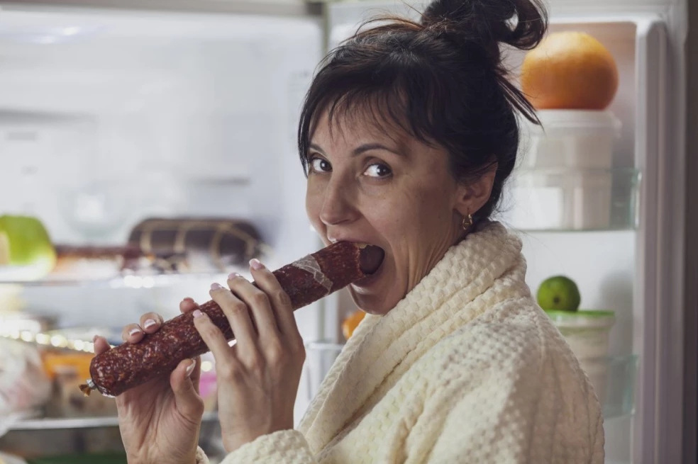 tučné jedlá pred spánkom