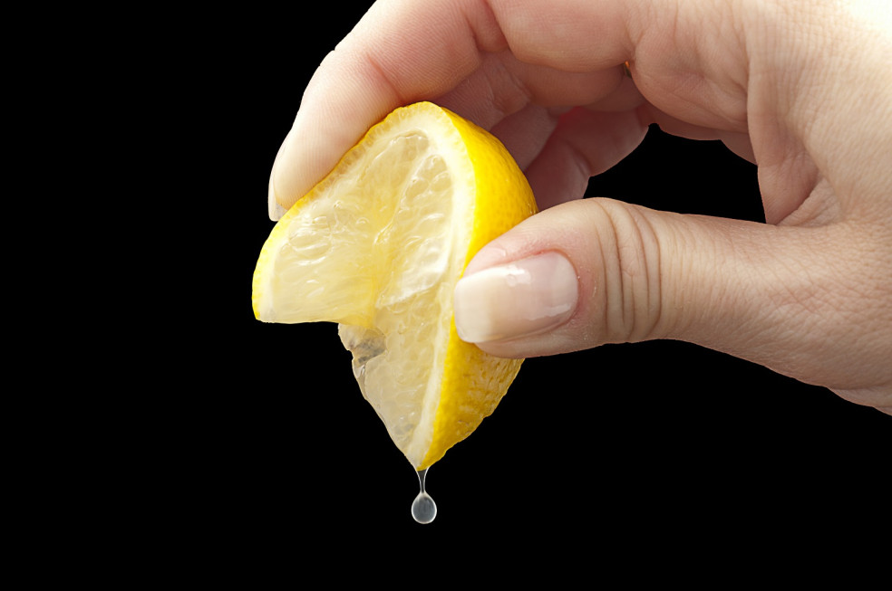 citrón a krvácanie z nosa