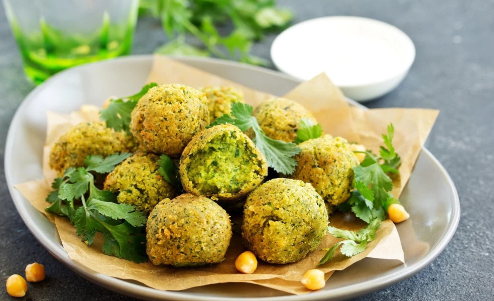 falafel pečený v rúre