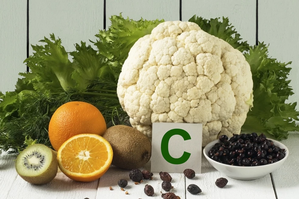 vitamín C v strave
