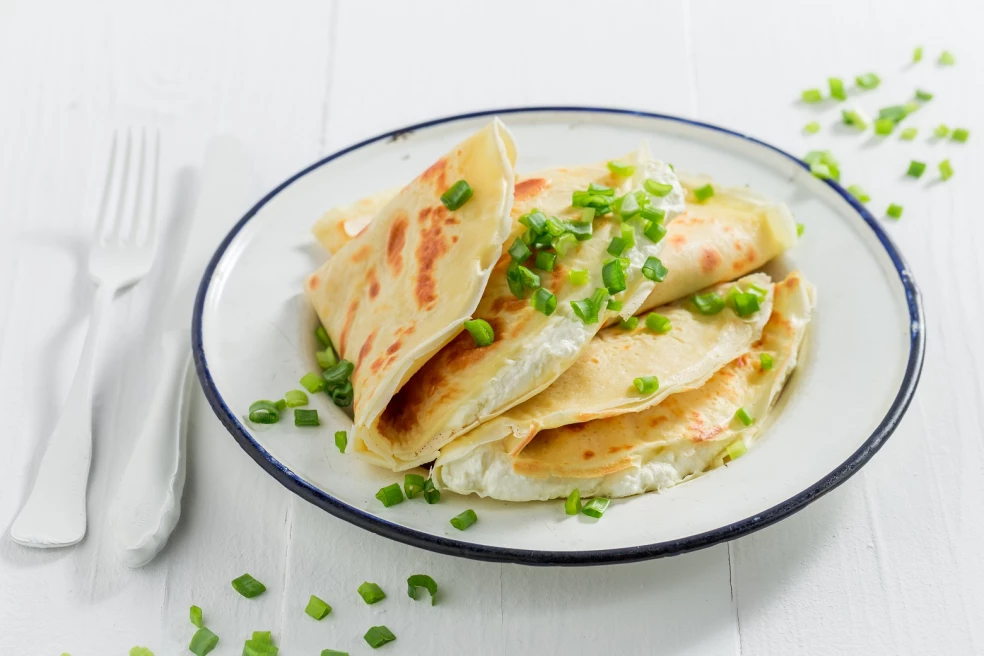 pažítkové palacinky