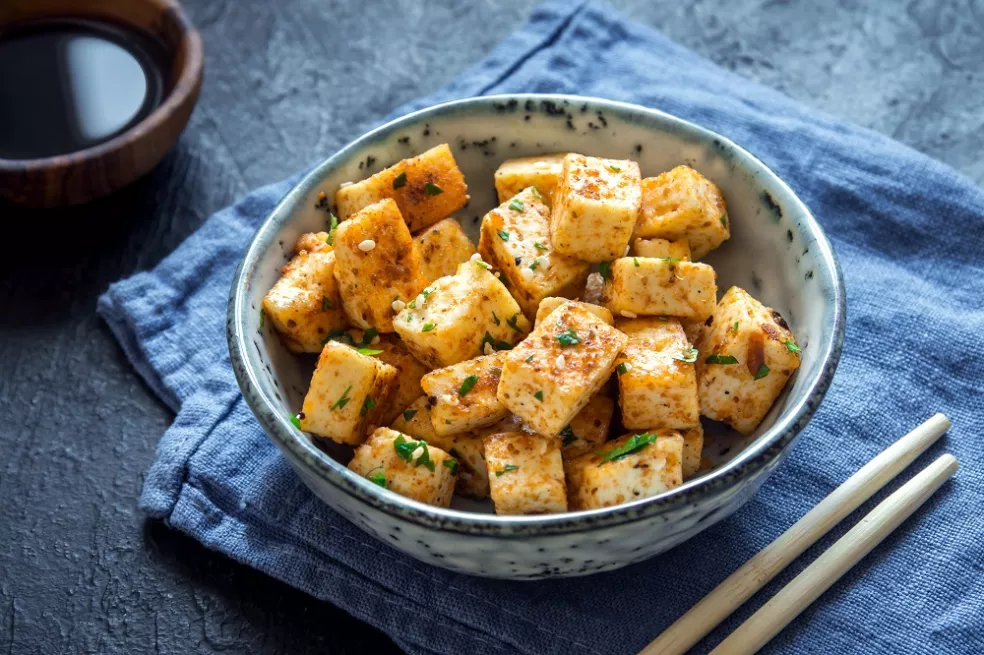 chrumkavé tofu