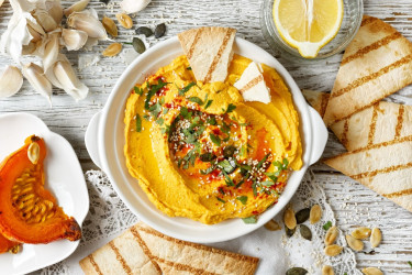 Hummus z tekvice hokkaido: Výživná jesenná pochúťka na zahnanie hladu