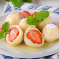 Tvarohové guľky s jahodami - recept ako od babičky!