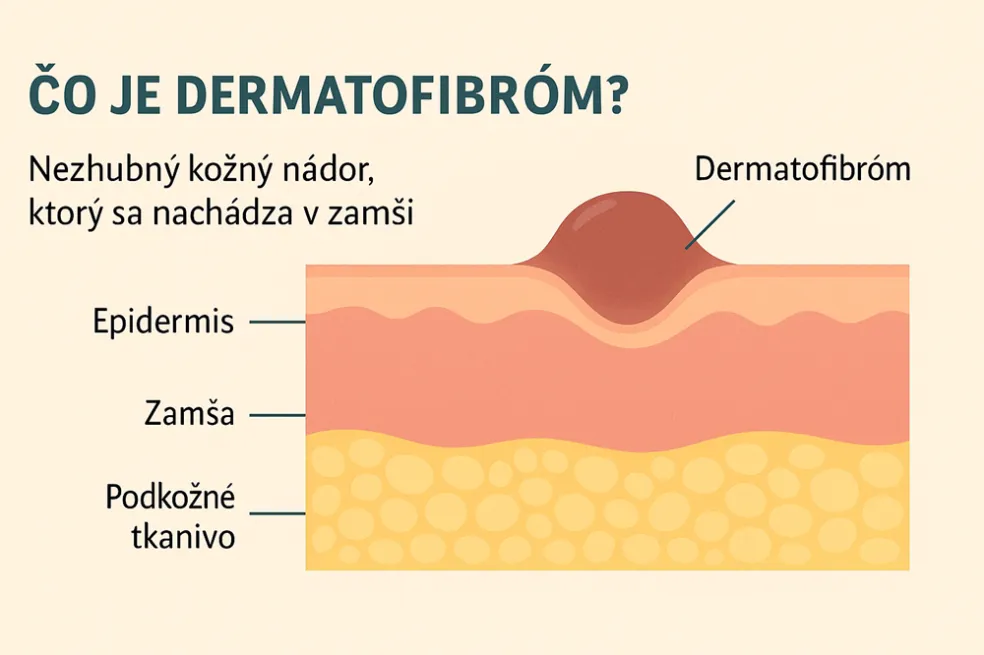 Ako dermatofibróm vyzerá