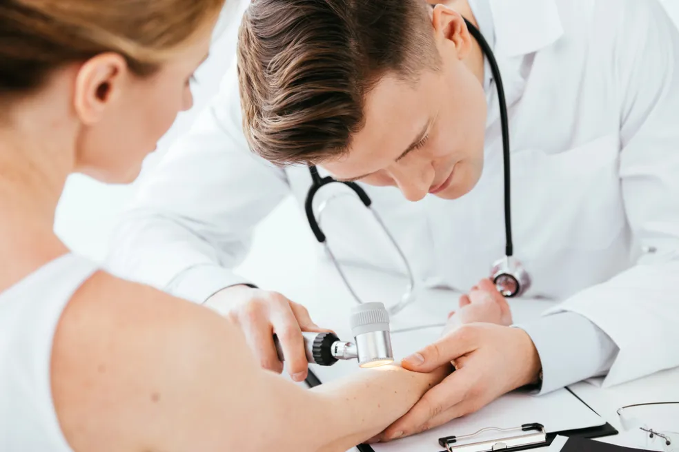 Diagnostika dermatofibrómu