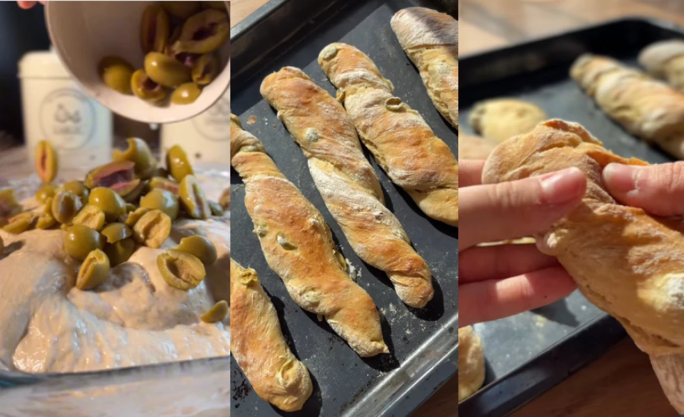 olivové tyčinky recept
