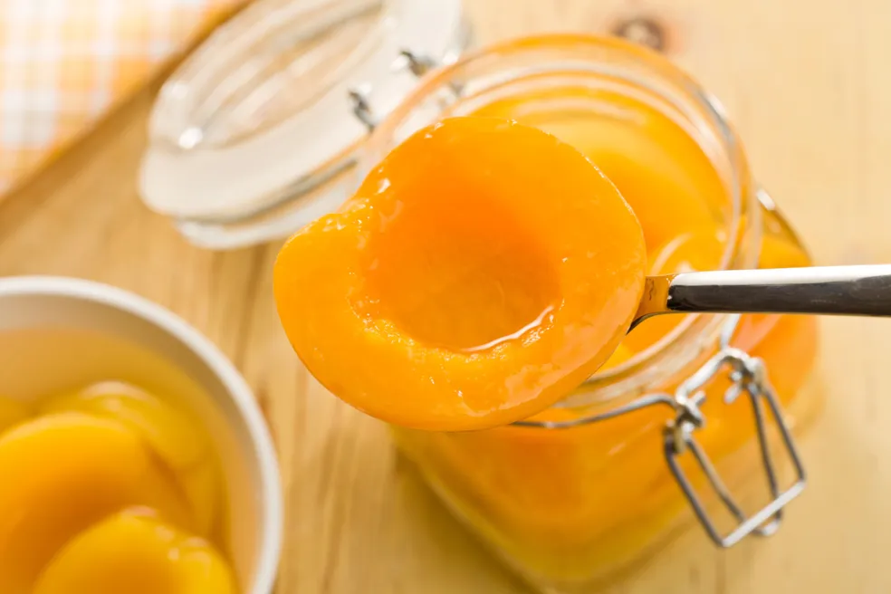 recept na broskyňový kompót