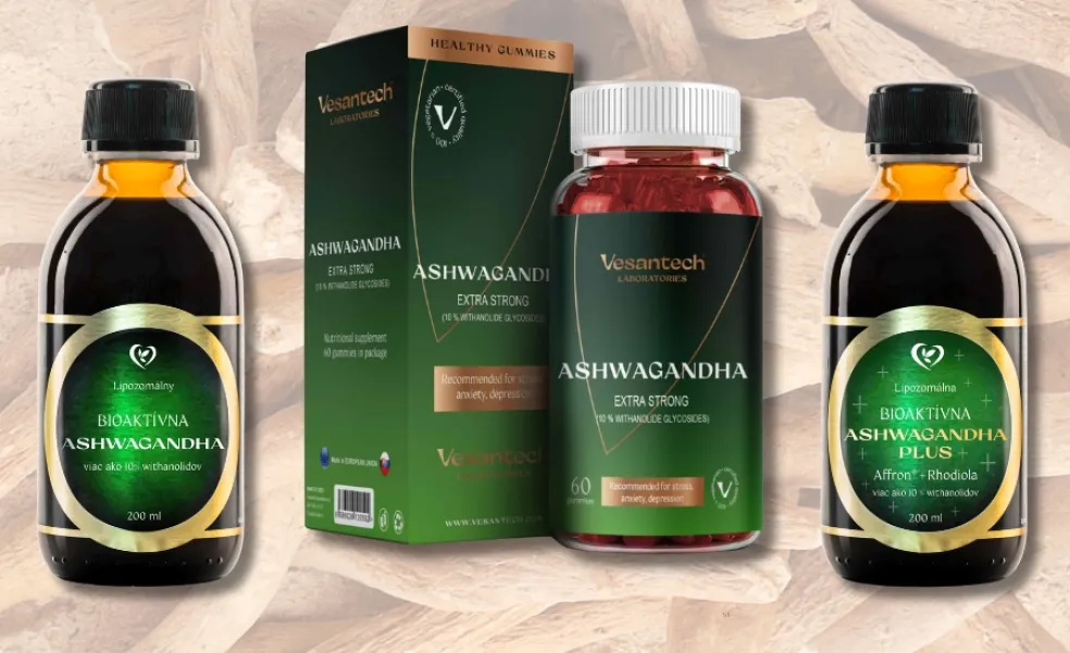 Lipozomálna Ashwagandha, Lipozomálna Ashwagandha PLUS,  Ashwagandha Gummies