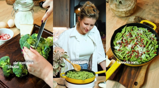 Brokolicové gnocchi s pancettou podľa Miriam Kalisovej – zelené, rýchle a chutné!