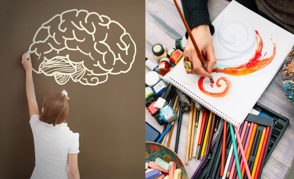 vplyv kreatívnej činnosti na mozog