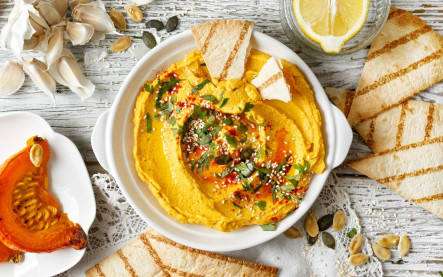 Hokkaido tekvicový hummus