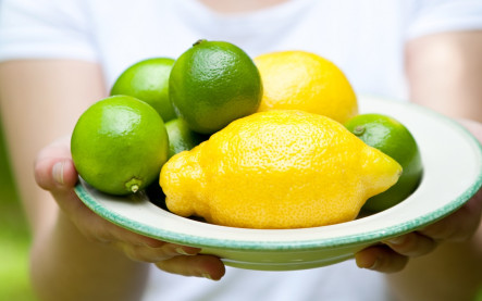 Porovnanie citróna a limetky