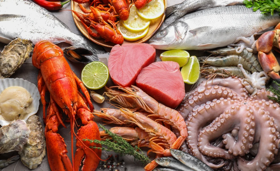 konzumácia morských plodov