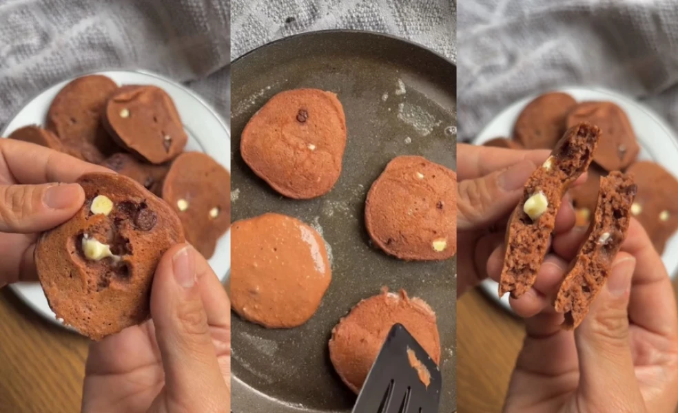 čokoládové lievance