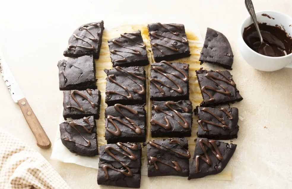 Čokoládové avokádové brownies