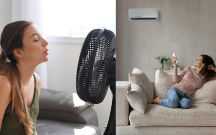 klimatizácia verzus ventilátor